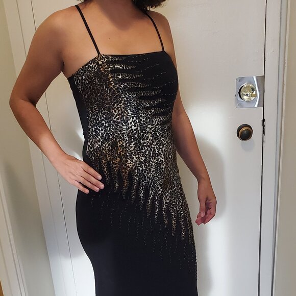 Gorgeous Leopard-style Evening Gown - Picture 1 of 6